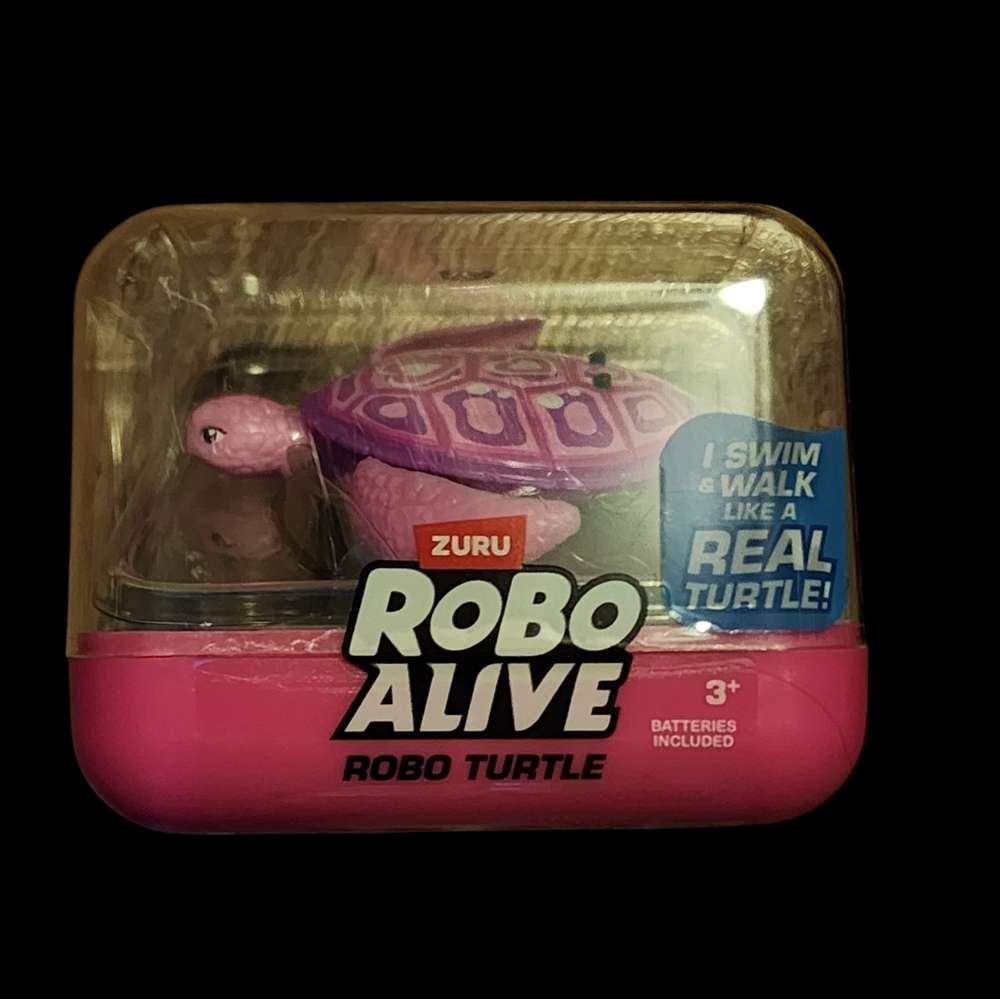 Robo Alive Turtle Pink by Zuru Ages 3 and up Robotic Pet
